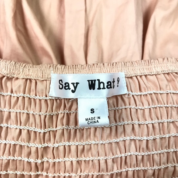 Say What? Spaghetti Strap Padded Mini Dress Small - Picture 8 of 8